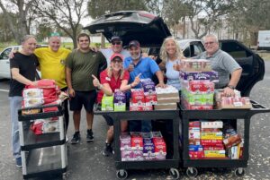 Our food pantry gets donations from around the community